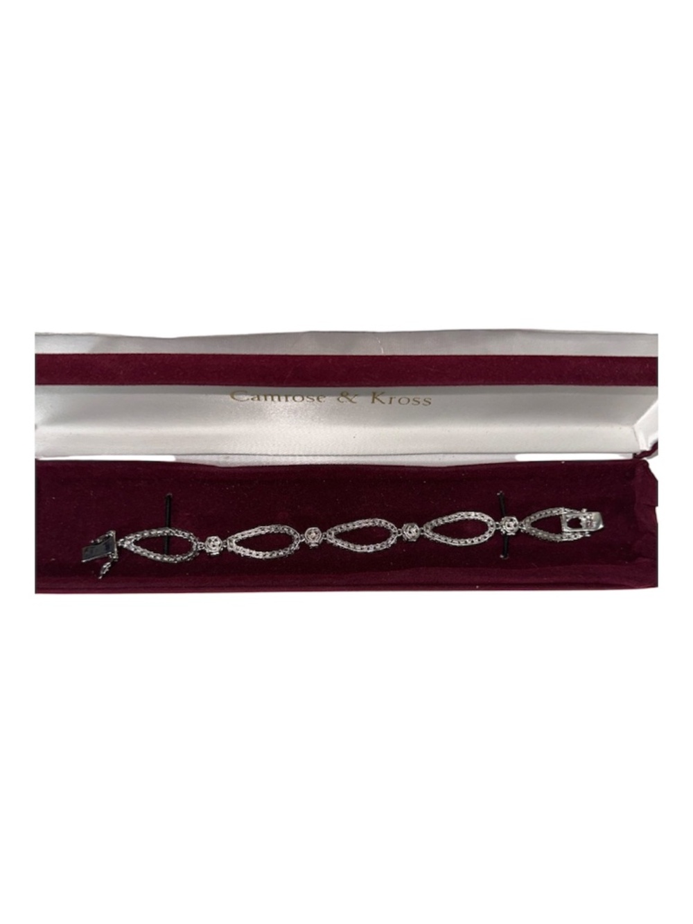 Camrose & Kross JBK Collection Crystal Link Bracelet | Box & Certificate